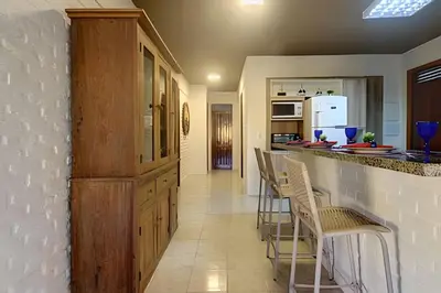 A cozinha ou kitchenette de Aconchegante-8Suítes-28Pessoas - HOUSINGCEARÁ