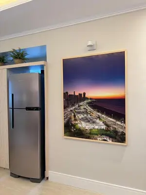 A planta de Flat Beira Mar Meireles