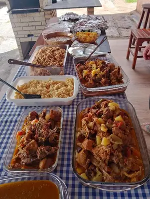 Refeições no chalé ou nas proximidades