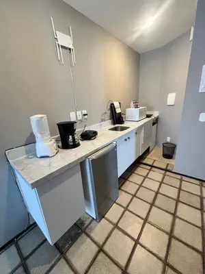 A cozinha ou kitchenette de 953 Golden flat beira mar 50m2 1 quarto