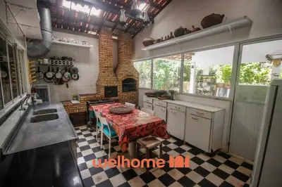 A cozinha ou kitchenette de Casa em Guaramiranga com Piscina Coberta