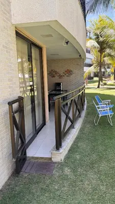 O edifício onde o apartamento está situado