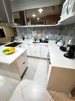A cozinha ou kitchenette de Hotel Platinum - Landscape Luxo -
