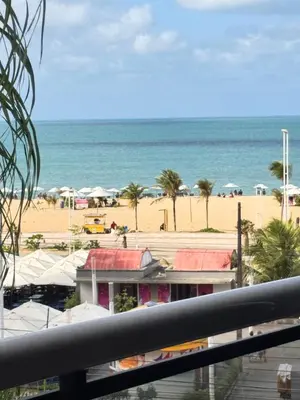 Uma vista do mar geral ou uma vista do mar a partir do aparthotel