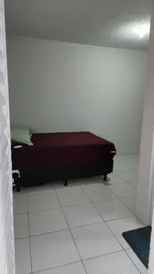 Uma cama ou camas num quarto em Casa aconchegante em Horizonte-CE!