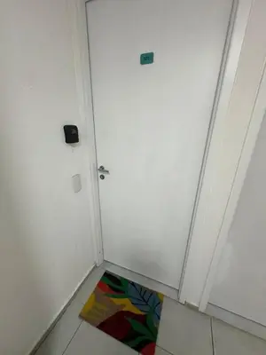 A planta de Apartamento mobiliado na Praia do Futuro com vista para o mar