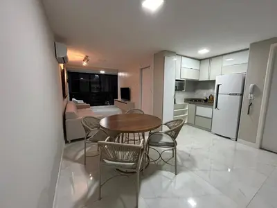A cozinha ou kitchenette de Atlântico Vista Mar