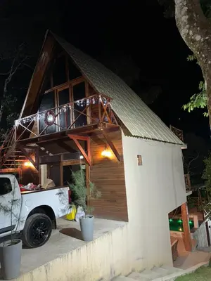 O edifício onde a casa de férias está situado