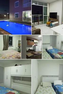A piscina em ou perto de Apartamento Porto das dunas