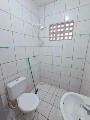 Uma casa de banho em Pousada Sol do Centro
