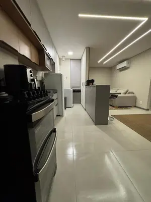 A cozinha ou kitchenette de Conforto em Fortaleza