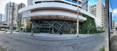 O edifício onde o apartamento está situado