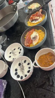 Refeições na casa de férias ou nas proximidades