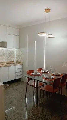 A cozinha ou kitchenette de Flat Brasil tropical 803