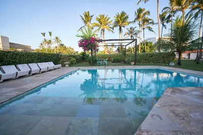 A piscina em ou perto de Casa com Piscina, Churrasqueira e WiFi Cumbuco