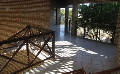 Uma varanda ou terraço em Casa Redonda