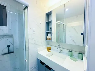 Uma casa de banho em Happy Living Praia do Futuro