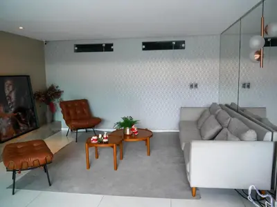 A planta de Apartamento à Beira Mar em frente ao Mercado dos Peixes