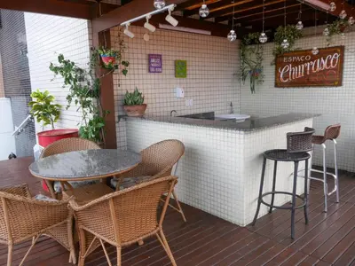 A planta de Apartamento à Beira Mar em frente ao Mercado dos Peixes
