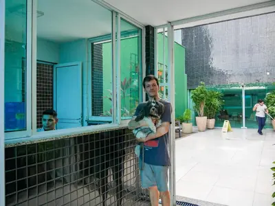 A planta de Apartamento à Beira Mar em frente ao Mercado dos Peixes