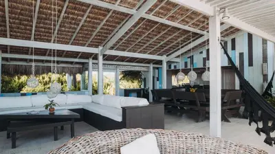 Uma cama ou camas num quarto em Vila Moitas Casa SURI