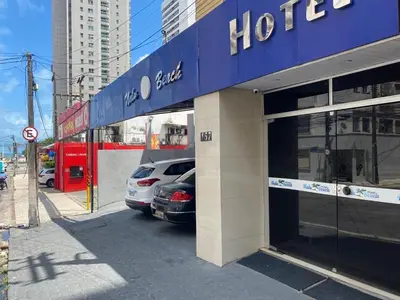 O edifício onde o hotel está situado