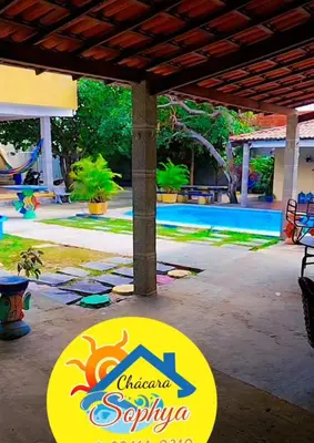 A piscina em ou perto de ChacaraSophya