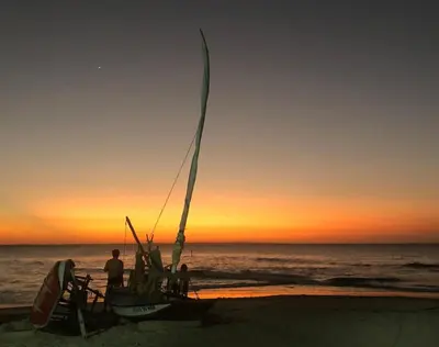 Paisagem natural perto da casa de férias