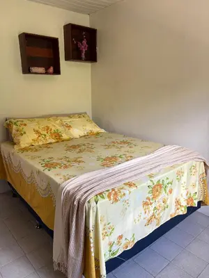 Uma cama ou camas num quarto em Casa da Ana