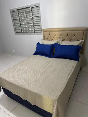 Uma cama ou camas num quarto em Chácara Rbs