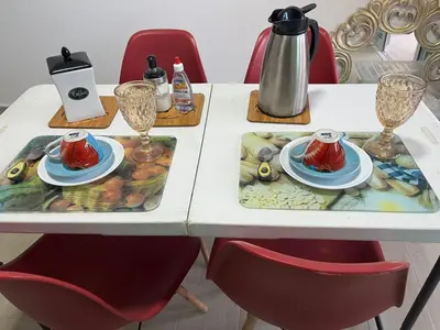 A planta de Apartamento Flat Flecheiras