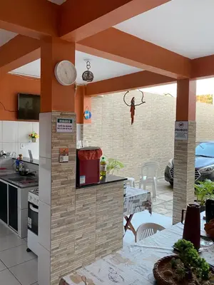 A cozinha ou kitchenette de Pousada ExtraLar