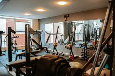 O centro de fitness e/ou as comodidades de fitness de Loft Praia by Holiday Stays