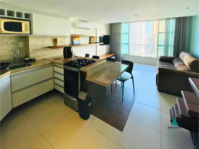 A cozinha ou kitchenette de Loft Praia by Holiday Stays