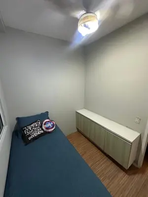 Uma cama ou camas num quarto em Apartamento com 3 quartos