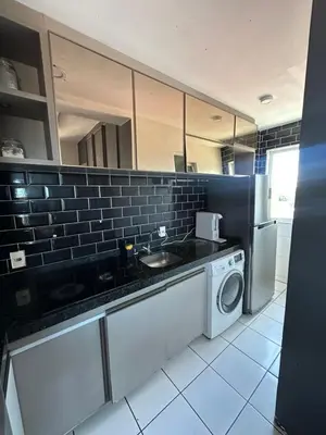A cozinha ou kitchenette de Apartamento com 3 quartos