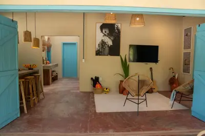 Uma televisão e/ou sistema de entretenimento em Casa Cajuzal Carrapateira
