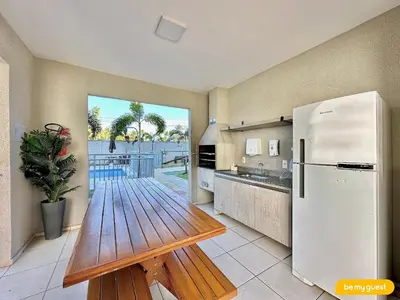 A cozinha ou kitchenette de Condomínio Estilo Dunas
