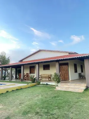 O edifício onde a casa de férias está situado