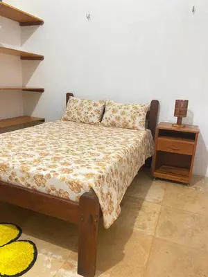 Uma cama ou camas num quarto em Casa dunas