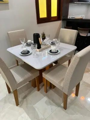 Uma área de estar em Casa de Praia - Preá - CE
