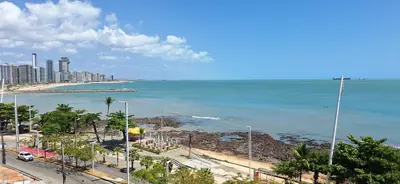 A planta de Flat na Beira Mar