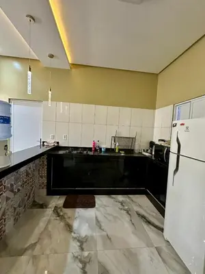 A cozinha ou kitchenette de Casa no paraíso para temporada