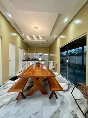 A cozinha ou kitchenette de Casa no paraíso para temporada