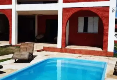 A planta de Casa de Praia Pé na Areia