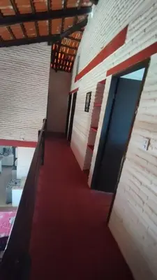 A planta de Casa de Praia Pé na Areia
