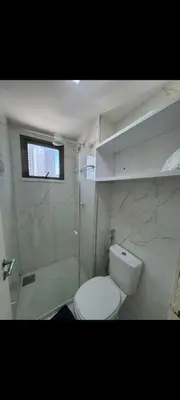 Uma casa de banho em Apartamento por temporada Edifício Amazonas