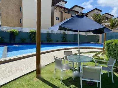 A piscina em ou perto de Beach Way 2 Quartos Vista Mar, 600m Beach Park Porto das Dunas