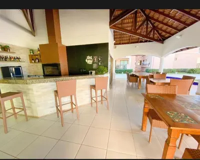 A cozinha ou kitchenette de Apto Beverly Hills Residence, próx Beach Park