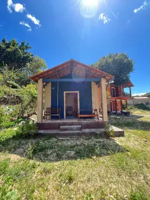 O edifício onde a casa de férias está situado